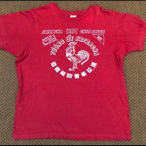 Men’s Sriracha Hot Chili Sauce Tee Size Large
